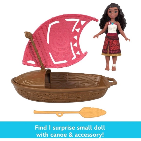 Disney Moana 2 Wayfinder Wonders with Surprise Small Doll, Canoe & Accessory - Picture 5 of 9